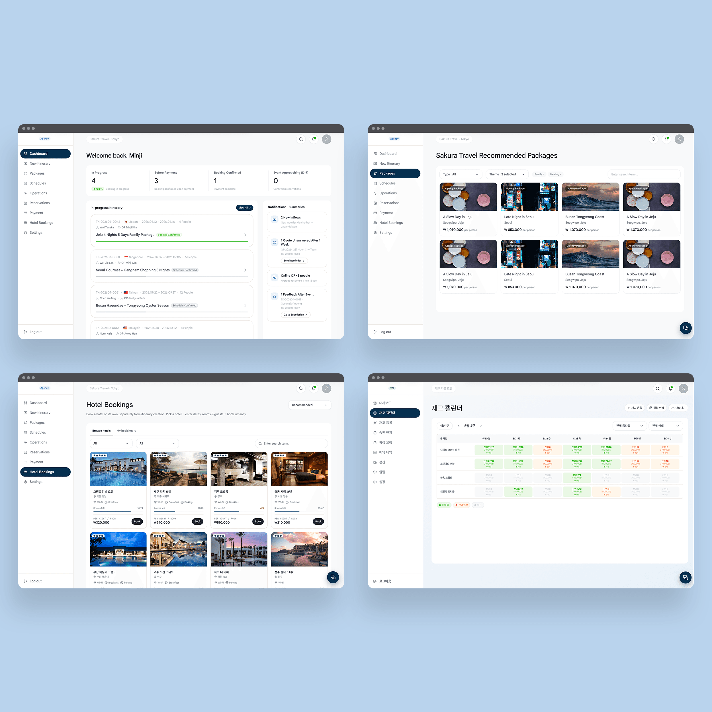 AI-Powered Travel Agency Automation System - Agency Portal